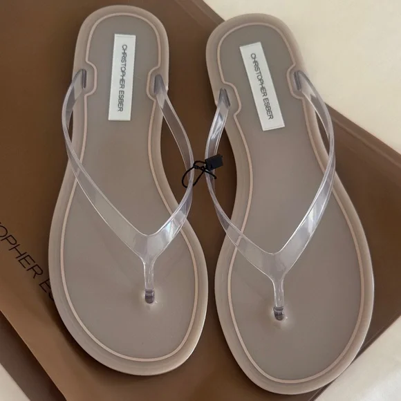 Christopher Esber Jo Transparent Flip Flops - Picture 3 of 3